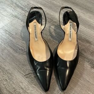 *SOLD* Manolo Blahnik slingback pointed toe shoes